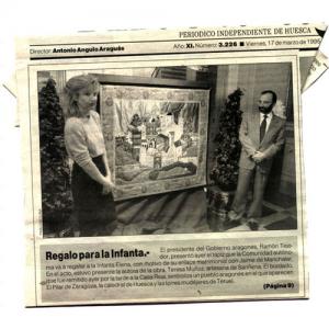 REGALO PARA LA INFANTA - PERIÓDICO INDEPENDIENTE DE HUESCA (17/03/1995)
